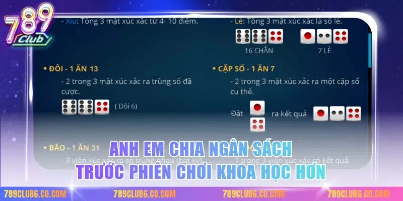 Anh em chia ngân sách trước phiên chơi khoa học hơn